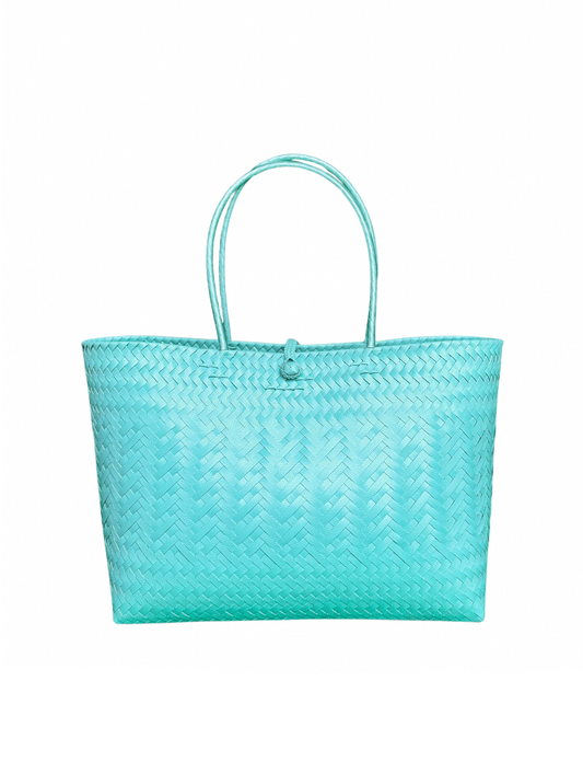 Penan Beach Tote - Turquoise