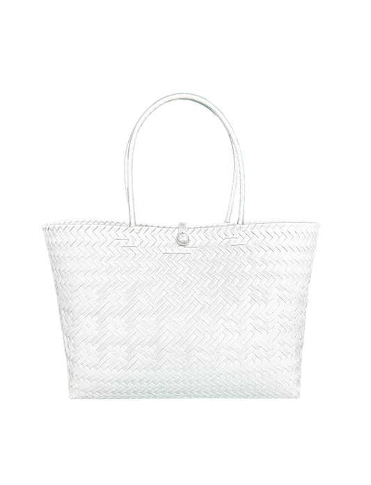 Penan Beach Tote - White