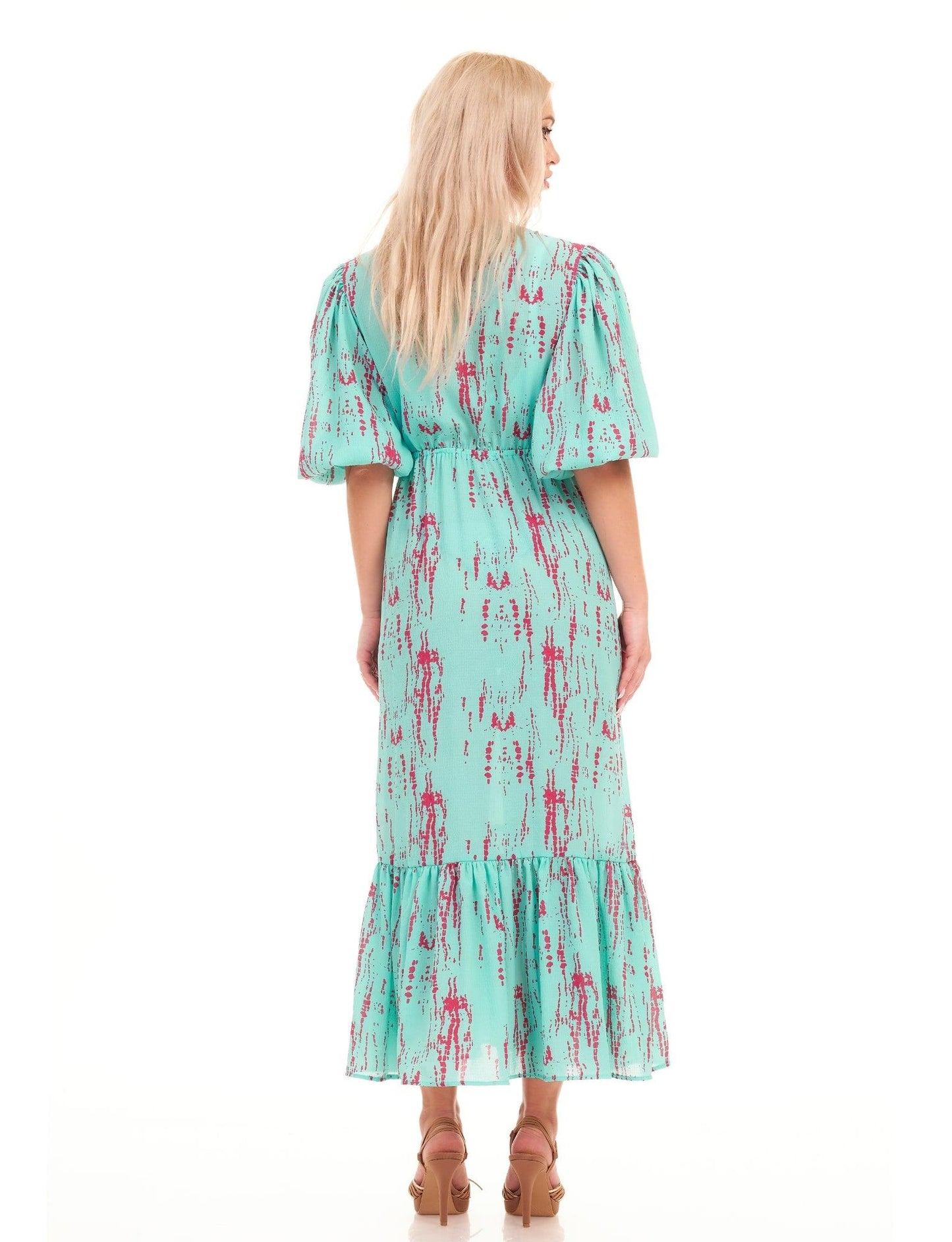 ARABELLA DRESS - AQUA - Woman Dress - Acqua Bonita