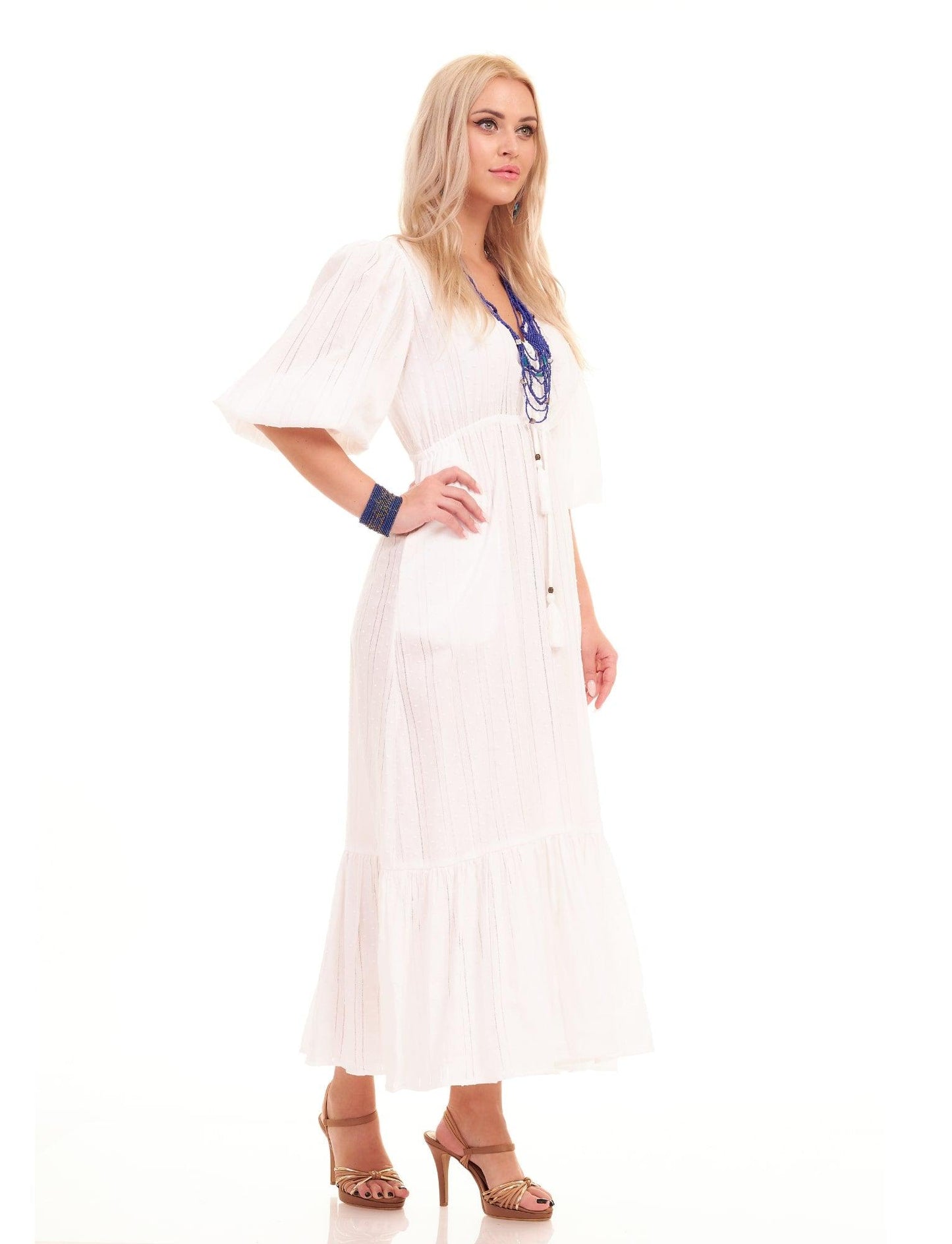 ARABELLA DRESS - WHITE - Woman Dress - Acqua Bonita