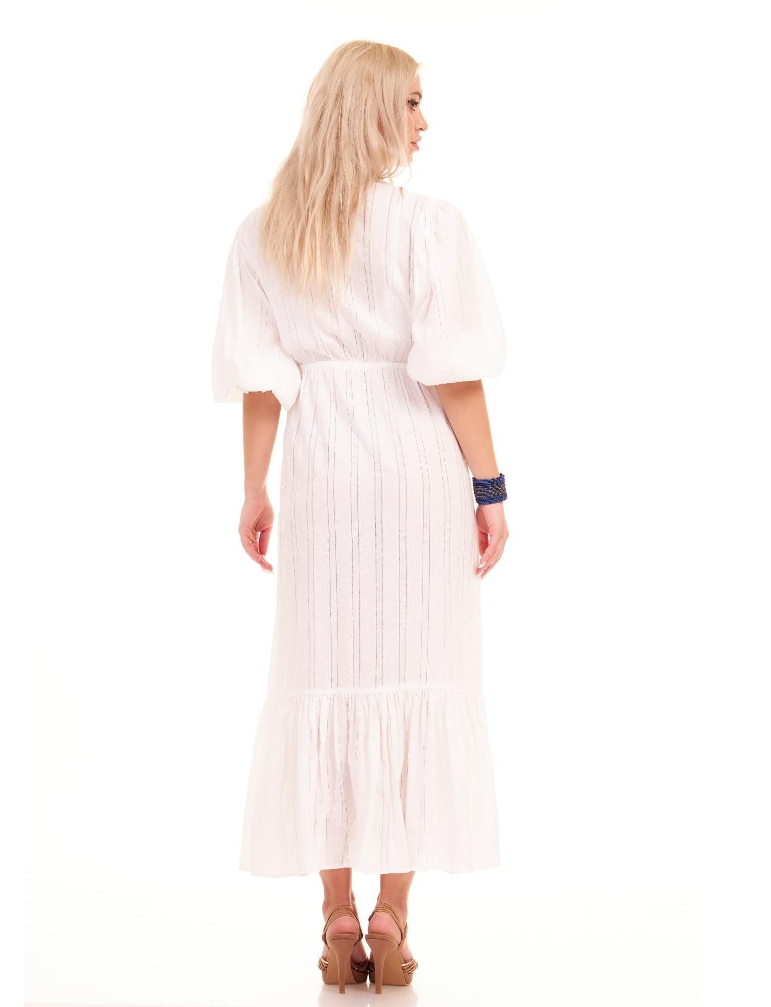 ARABELLA DRESS - WHITE - Woman Dress - Acqua Bonita