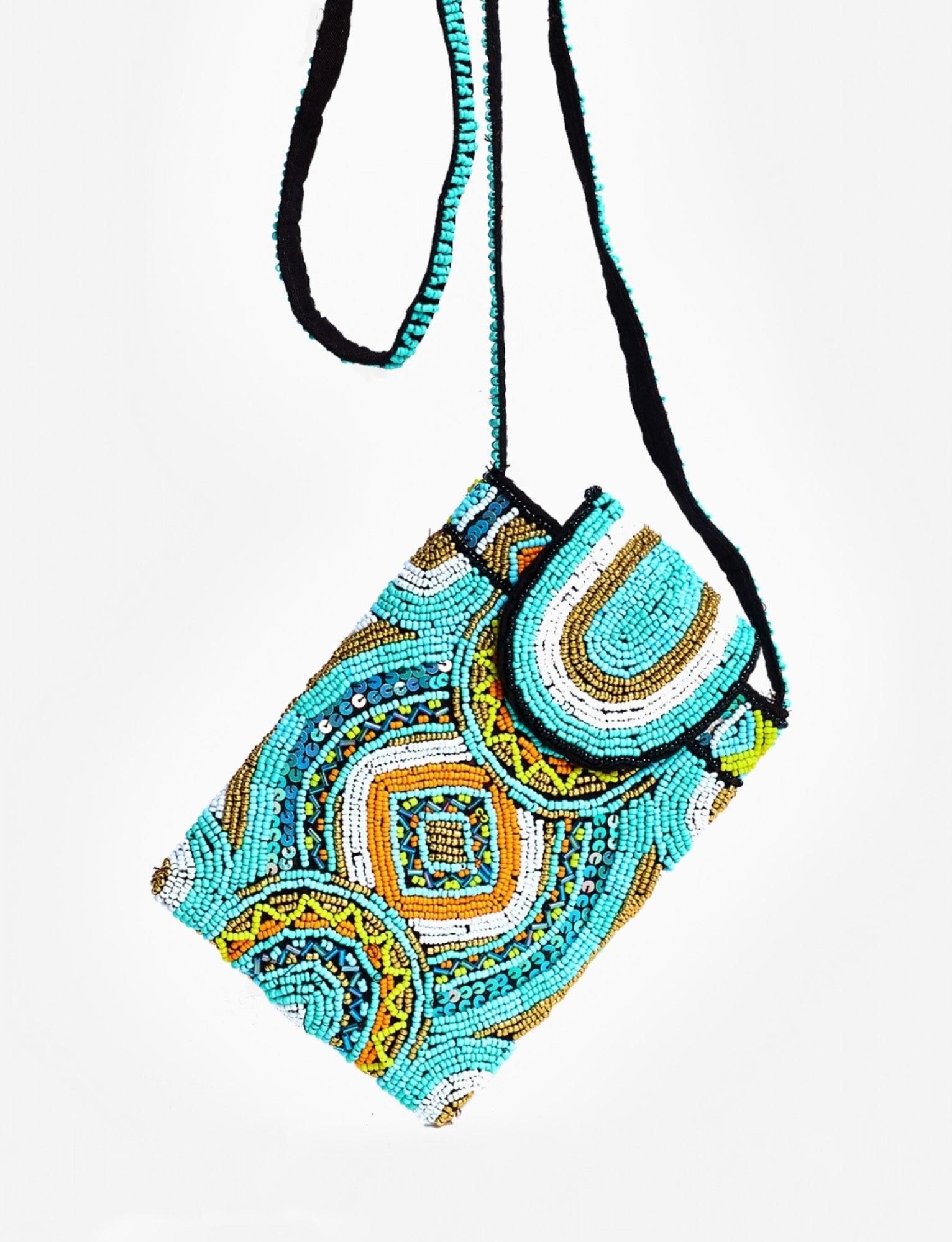 MANDALA-PHONE-POUCH-Handbag-Acqua Bonita