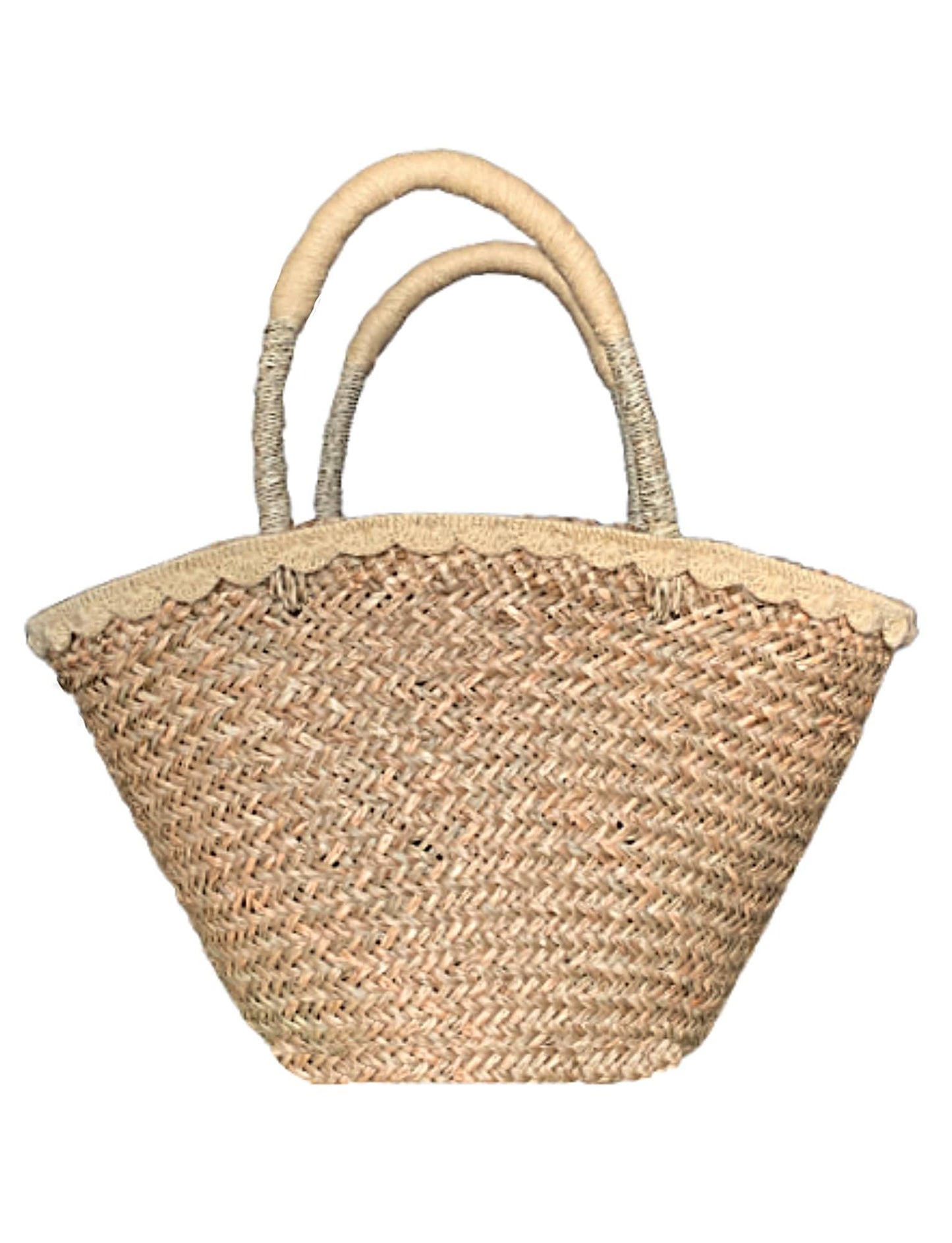 CRISSY RAFFIA TASSEL TOTE - Handbag - Acqua Bonita