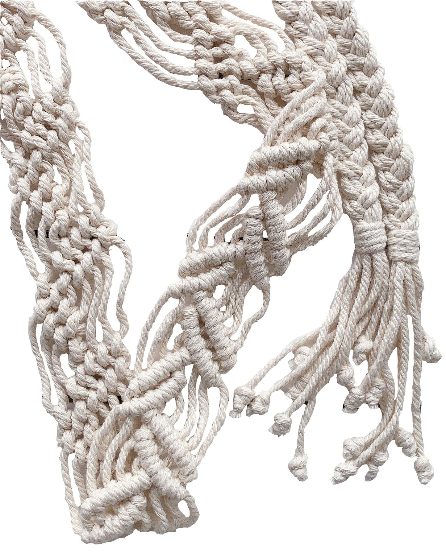 MACRAME WAIST BELT, TIE CLOSURE - Woman - Acqua Bonita