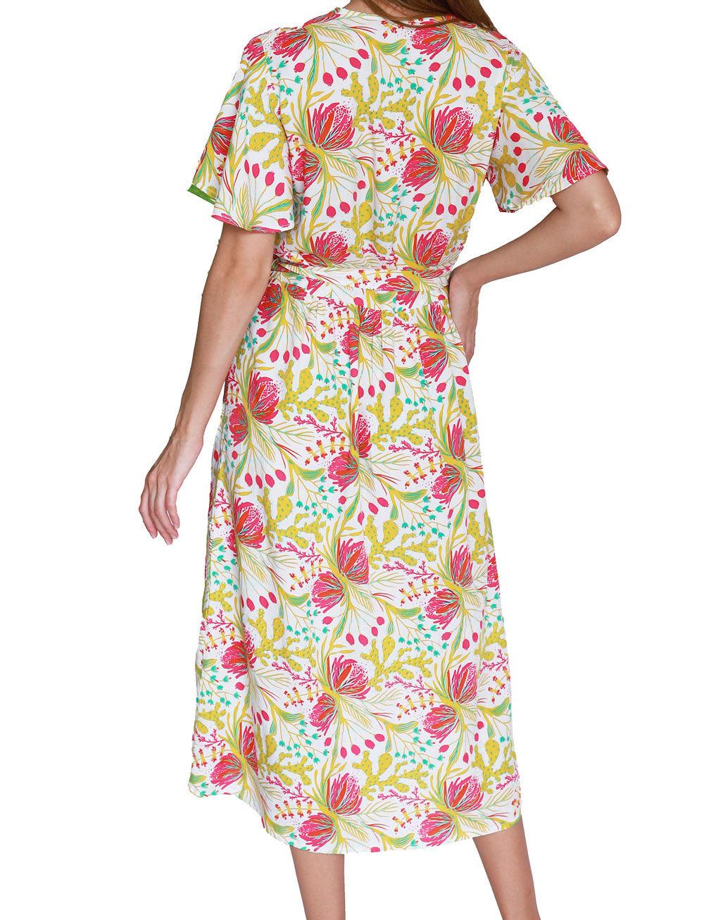 MIDI FIT-AND-FLARE CUT SUMMER DRESS - Woman - Acqua Bonita