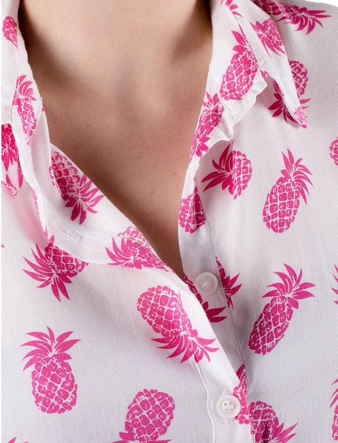 Miranda Pineapple Dress - Woman - Acqua Bonita