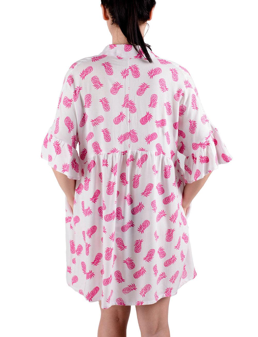 Miranda Pineapple Dress - Woman - Acqua Bonita