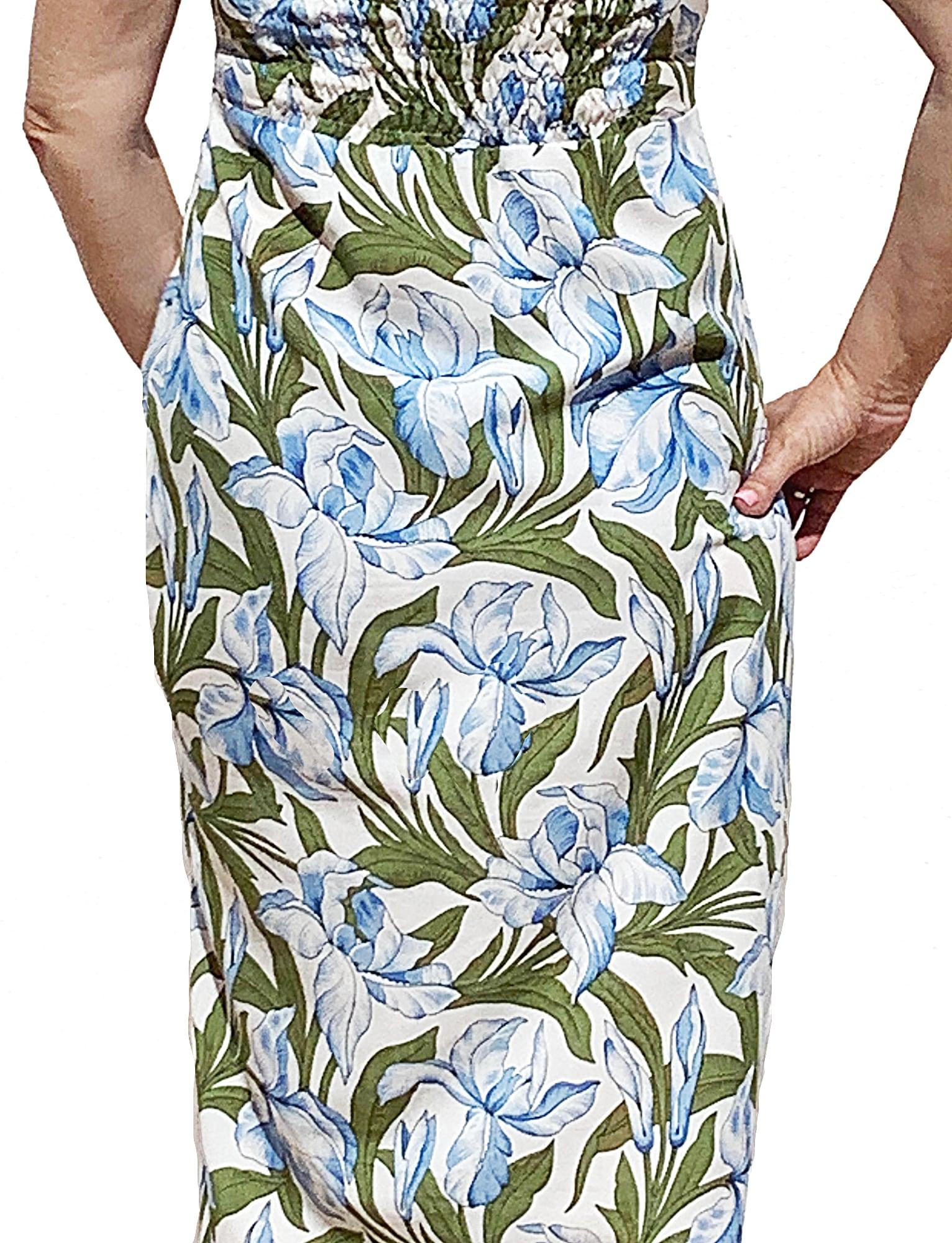 ruffle-strap-floral-maxi-dress-blue-acqua-bonita
