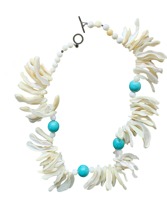 WHITE CORAL NECKLACE - Woman - Acqua Bonita