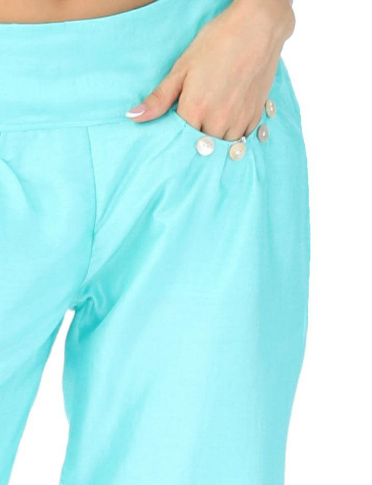 AQUA CROPPED PANTS