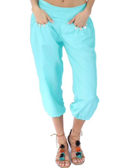 AQUA CROPPED PANTS