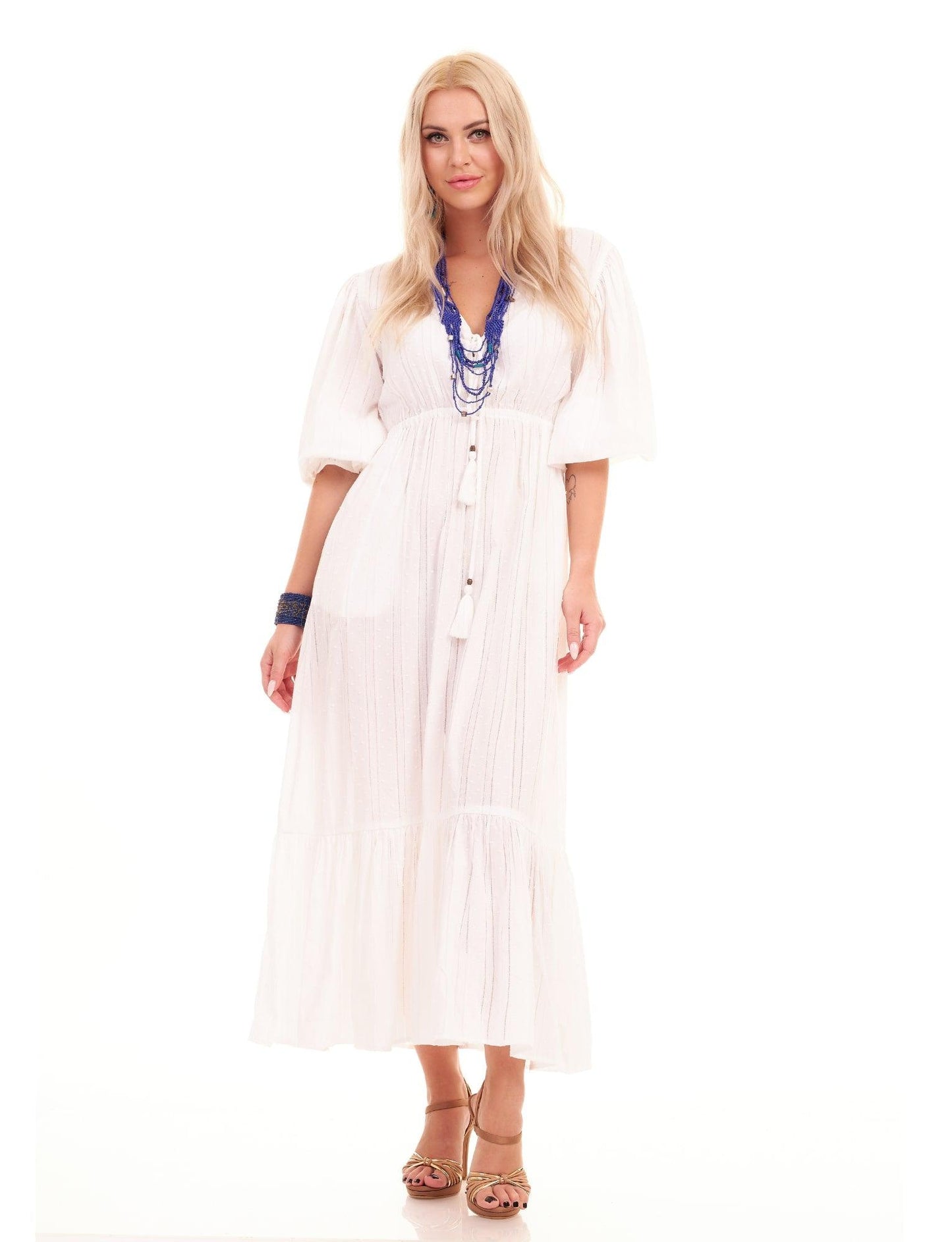 ARABELLA DRESS - WHITE - Woman Dress - Acqua Bonita