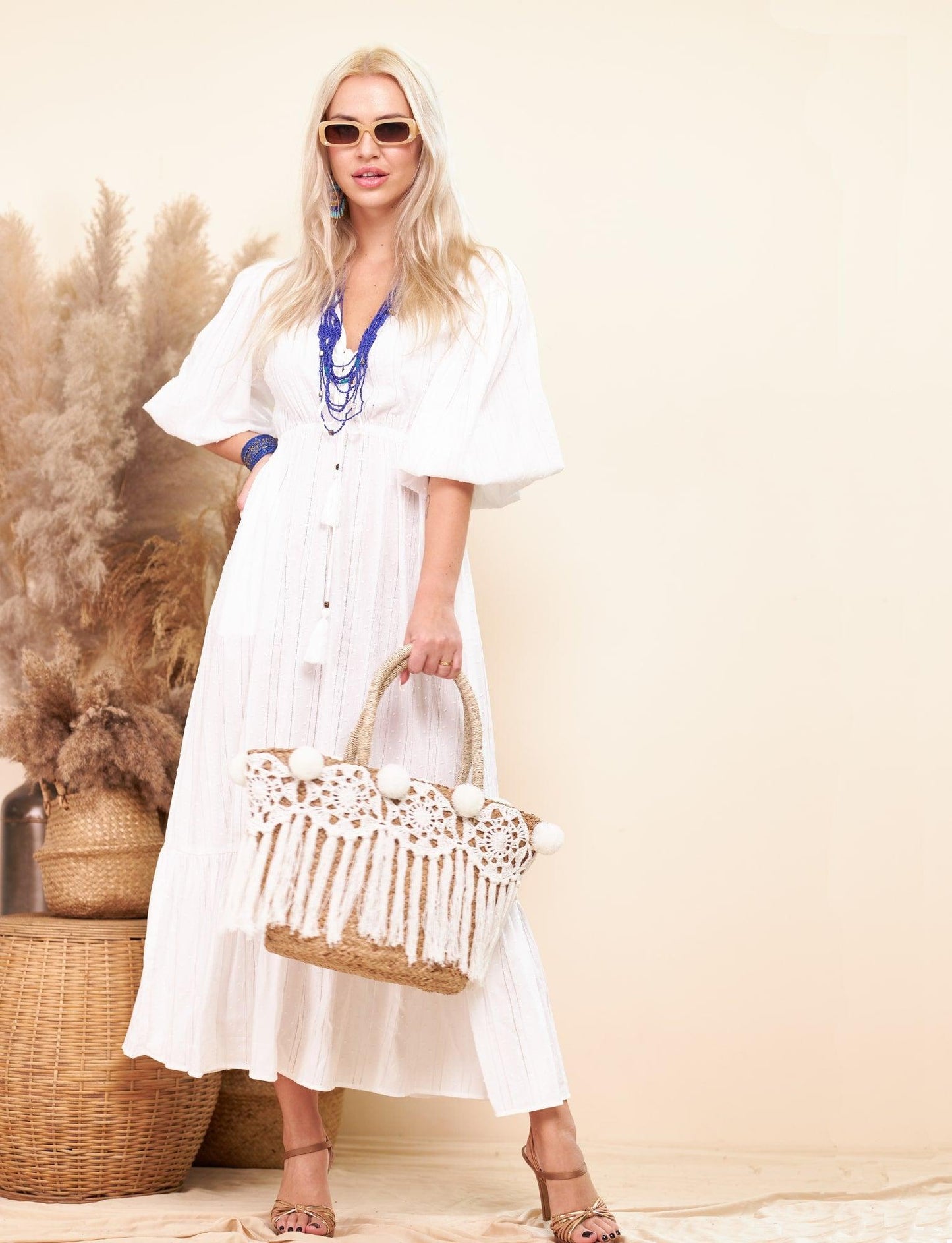 ARABELLA DRESS - WHITE - Woman Dress - Acqua Bonita